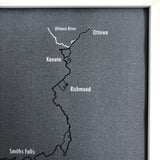 Rideau Trail Push Pin Progress Maps