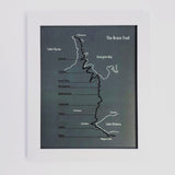 Bruce Trail Map Postcard Prints