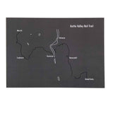Kettle Valley Rail Trail Map Postcard Prints