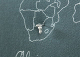 Footprint Map Pins