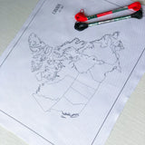 Kits for Embroidery Maps of Canada