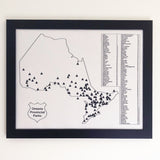 Ontario Provincial Parks Push Pin Maps