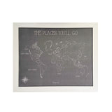 The Places You’ll Go World Push Pin Map