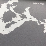 Lake Maps - Push Pin Maps