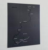 Rideau Trail Map Prints - Framed
