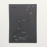 Rideau Trail Map Prints - Framed