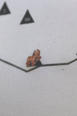 Moose / Elk Map Pin / Tack