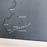 Rideau Trail Push Pin Progress Maps