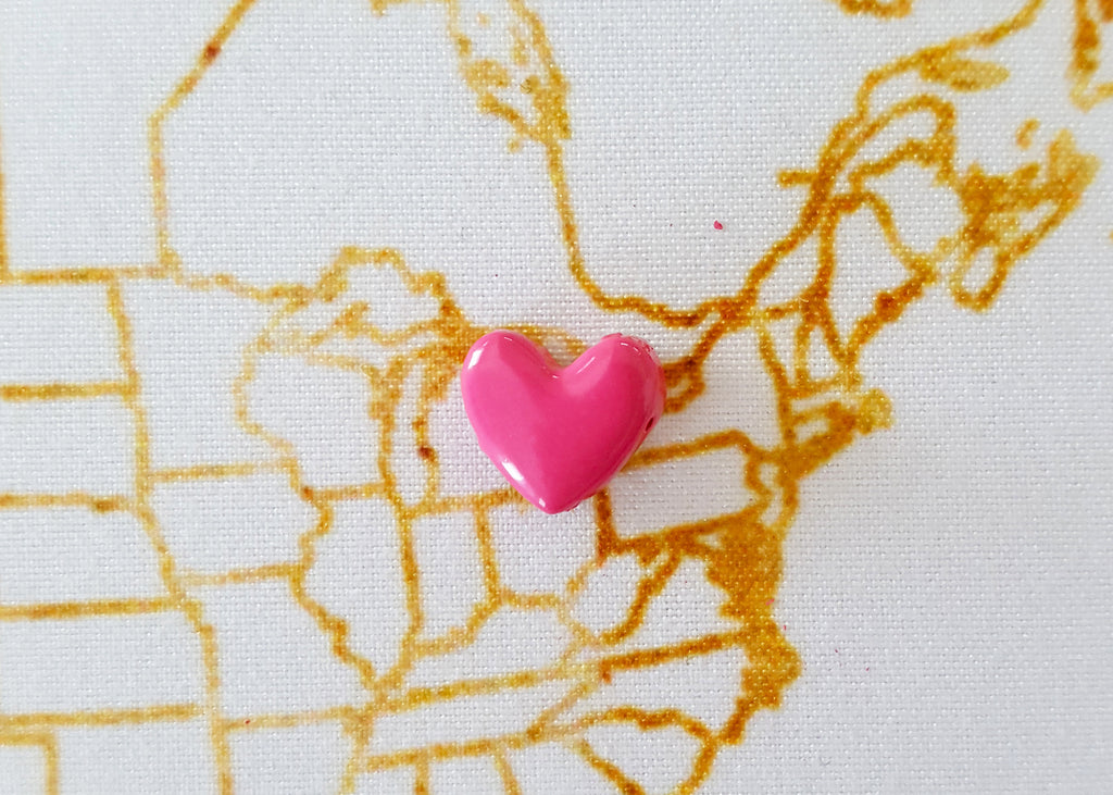 Heart Map Pins – Butterpot Designs