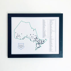 Ontario Provincial Parks Push Pin Maps