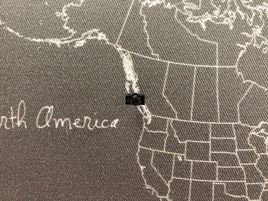 Camera Map Pins – Butterpot Designs