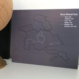 Huron Natural Area Map Postcard Prints