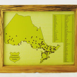 For Laurel Ontario Provincial Parks Push Pin Map