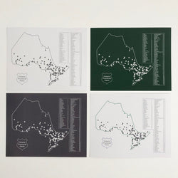 Old Version - Ontario Provincial Parks Map Prints - Unframed