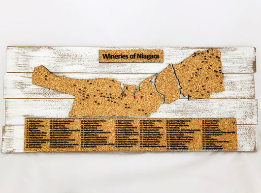Wineries of Niagara Cork Maps
